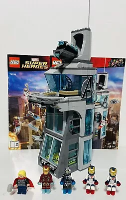 Buy LEGO Marvel Attack On Avengers Tower Set 76038 Complete Ultron Iron Legion • 70£
