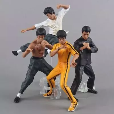 Buy Hot 4pcs/set King Of Kung Fu Bruce Lee Mini Action Figure Model Boxed Toy New • 13.06£