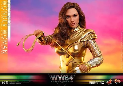 Buy Hot Toys Wonder Woman 1984 Golden Armour 1/6 Figure MMS577 Brand New Sealed • 194.86£