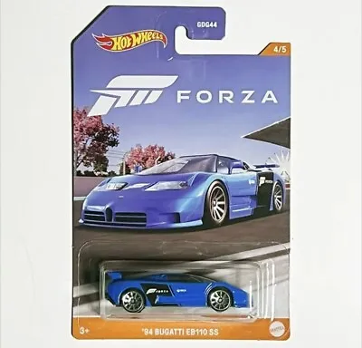 Buy Hot Wheels 2023 Forza 94 Bugatti EB110 SS (Blue) • 10.79£