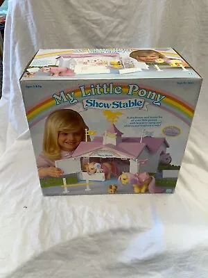 Buy My Little Pony Show Stable & Accessories Vintage 1980s In Original Box • 31£