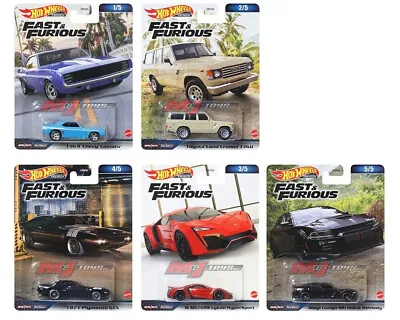 Buy Mattel - Hot Wheels - Premium Fast & Furious 1:64 Scale Diecasts - 5 Variations • 11.20£