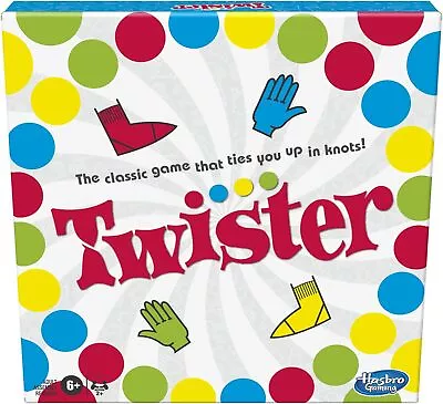 Buy Hasbro Gaming Twister Game For Kids Ages 6 And Up • 18.38£