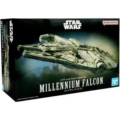 Buy Bandai Star Wars Millennium Falcon Model Kit 01211 Scale 1/144 • 101.99£