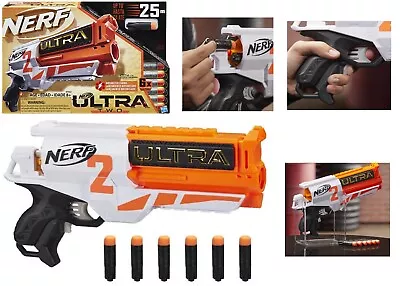 Buy Nerf Ultra Two Motorized  Blaster 6 Darts Ages 8+ Toy Gun Fire Blast Game Fun • 35.28£