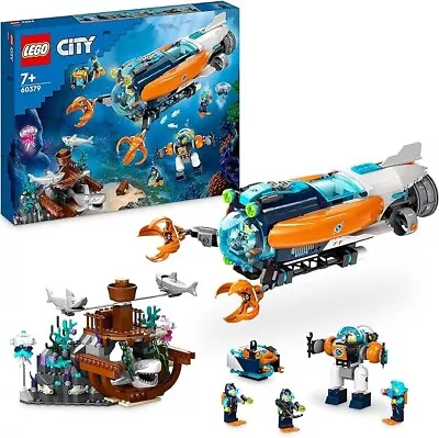 Buy LEGO 60379 City Deep-Sea Explorer Submarine Toy, Underwater Ocean Set • 79.99£