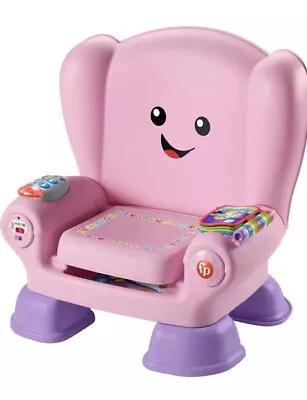 Buy Fisher-Price GXC33 Laugh &l D Activity Toy Chair - Pink • 42.99£