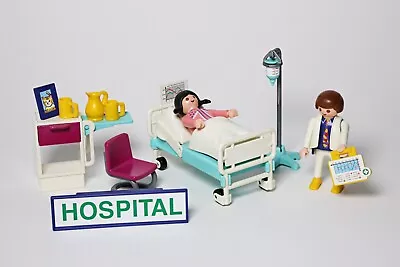 Buy Playmobil Vintage Hospital Room (3980) Add On Ward Set Doctor Surgery Clinic Set • 19.99£