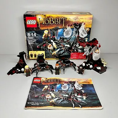 Buy LEGO The Hobbit 79001 Escape From Mirkwood Spiders 95% COMPLETE + Box & Manual • 44.99£