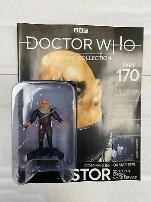 Buy Bbc Dr Doctor Who Eaglemoss Figurine Collection 170 Commander Stor Figure & Mag • 19.99£