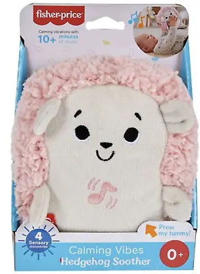 Buy Fisher-Price Calming Vibes Hedgehog Soother - Pink Toy New With Box • 27.67£