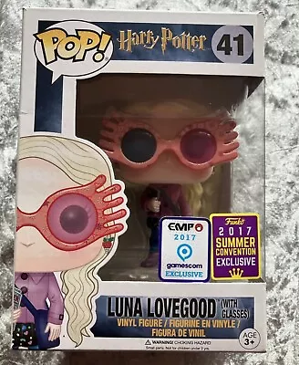 Buy Funko Pop Luna Lovegood With Glasses 41 Summer Convention 2017 (SDCC) • 69.99£