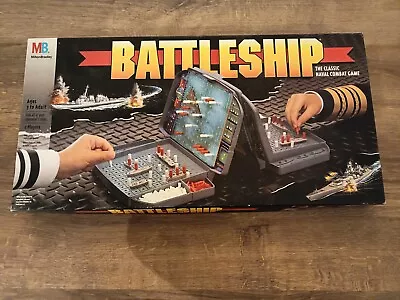 Buy Battleship | The Classic Naval Combat Game | Milton Bradley | 1996 | Complete  • 14.88£