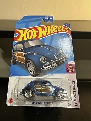 Buy Hot Wheels ~ Volkswagen Beetle, Blue, Short Card.  Lot's More HW Models Listed!! • 4.99£