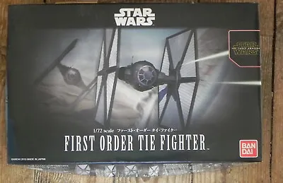 Buy Star Wars First Order Tie Fighter 1/72 Bandai Model Kit • 27.84£
