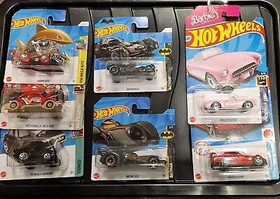 Buy 7 X Hot Wheels Cars. Shark Bite, Dodge, Honda, Batmobile, VW Baja, Barbie 1956 • 14.99£