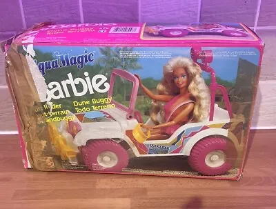 Buy Vintage Mattel Barbie Jeep Aqua Magic Dune Buggy • 10£