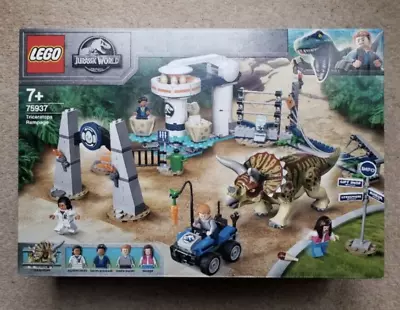 Buy Lego Set 75937 - Jurassic World Triceratops Rampage. New And Sealed • 262.50£