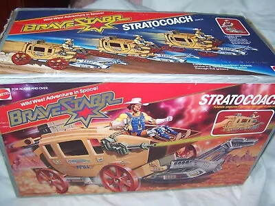 Buy Mattel 1986 Bravestarr Stratocoach SEALED Box - Wild West Adventure In Space • 349.99£