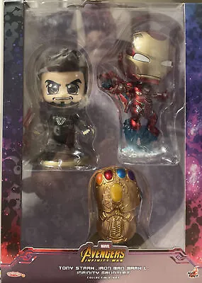 Buy Hot Toys Cosbaby Avengers Infinity War Tony Stark Iron Man Mark L Gauntlet • 129.99£