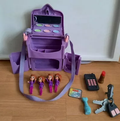 Buy 1998 Vintage Fisher Price Pretend Play Carry Makeup Bag With Mirror.free Dolls • 11.99£