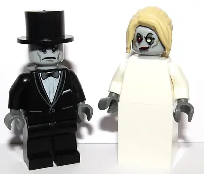 Buy LEGO Zombie Bride & Groom Minifigure Halloween Wedding Monster • 10.99£