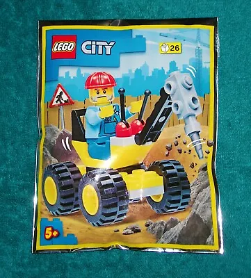 Buy LEGO CITY: Precision Pete And Drill Polybag Set 952202 BNSIP • 3.99£