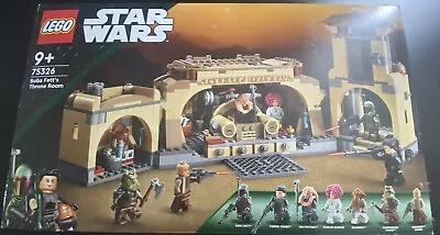 Buy LEGO Star Wars 75326 Boba Fett's Throne Room Brand New Sealed *retired* • 80£