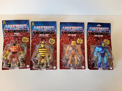 Buy Mattel Masters Of The Universe  Skeletor .  He-man . Buzz Off . Jitsu . Figures  • 29.99£