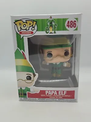 Buy Papa Elf #486 Elf Movie Funko Pop Movies Vinyl Figure Boxed Vaulted Retired • 34.99£