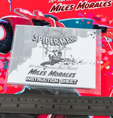 Buy Hot Toys Miles Morales MMS567 1/6 Instructions Booklet Sealed Pack Figure Part • 4.99£