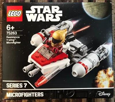 Buy LEGO Star Wars Micro Fighters Series 7 RESISTANCE Y-WING MICROFIGHTER Set 75263 • 15.99£