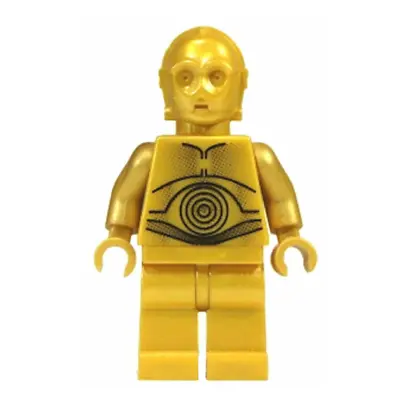 Buy ^ Star Wars LEGO Sw0161a C-3PO Minifigure - Pearl Gold With Pearl Gold Hands • 7.09£