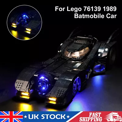 Buy UK DIY LED Light Lighting Kit Only For LEGO 76139 1989 Batmobile Car Bricks Toy • 18.52£