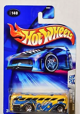 Buy Hot Wheels 2004 Tag Rides #140 SURFIN' S'COOL BUS Yellow Blue MINT SHORT CARD • 4.95£