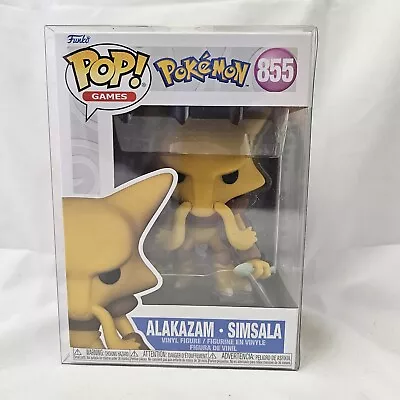 Buy Funko POP! Games Alakazam Pokemon #855 Vinyl Figure Brand New In Protector • 12£