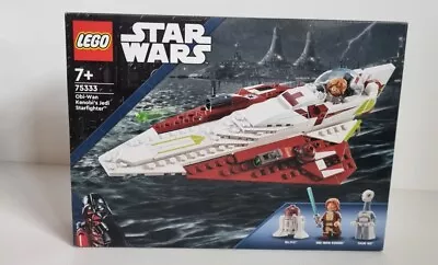 Buy LEGO Star Wars Obi-Wan Kenobi's Jedi Starfighter Set 75333 • 16.99£