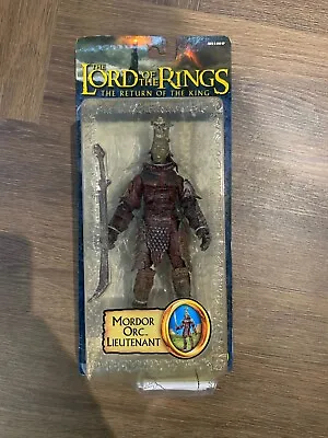 Buy Bnib Lord Of The Rings Mordor Orc Lieutenant Toy Biz Action Figure Rotk Series • 120£