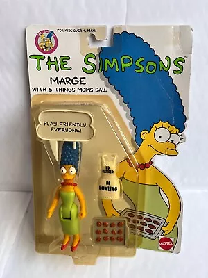 Buy Bnib Mattel The Simpsons Series Marge Simpson Toy Figure 1990 5 Things Moms Say • 15.99£