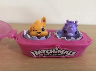 Buy HATCHIMALS COLLEGGTIBLES SEASON 1 2 X Figures & Egg Box Giraffe Bunny Rabbit • 4.99£