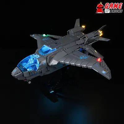 Buy LED Light Kit For The Avengers Quinjet - Compatible With LEGO® 76248 (Remote) • 33.69£