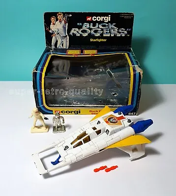 Buy CORGI 647 Buck Rogers Starfighter With Original Figures • 89£