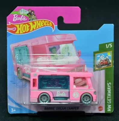 Buy Hot Wheels 2021 Barbie Dream Camper GRX39 #21 Hw New Boxed • 3.61£