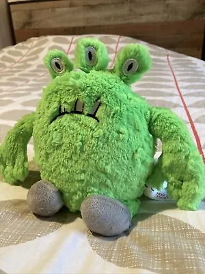 Buy SAINSBURY'S ALIEN HOTTIE MICROWAVEABLE GREEN MONSTER 10” 25cm SOFT CUDDLY TOY F2 • 9.90£