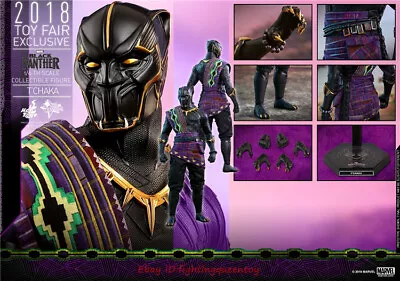 Buy HotToys HT MMS487 1/6 Black Panther T’Chaka Exclusive Ver. Figure INSTOCK • 209.98£