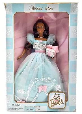 Buy 1999 Birthday Wishes Barbie Doll / African-American / Mattel 24668, NrfB • 92.56£