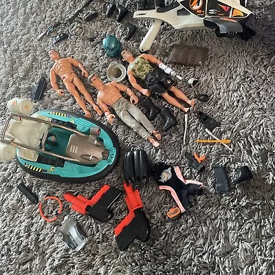 Buy Action Man Figures, Hover Craft , AAG 72 Helicopter JOB LOT • 40£