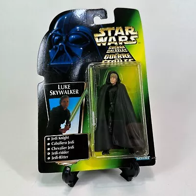 Buy Star Wars Power Of The Force Jedi Knight Luke Skywalker Figure Kenner 1996 Green • 15.99£