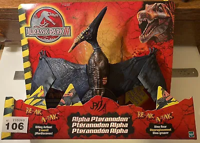 Buy AB106 Jurassic Park 3 Alpha Pteranodon Dinosaur Toy Hasbro Collectable BOXED NEW • 120£