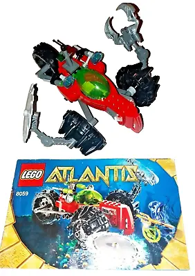Buy Lego Atlantis Seabed Scavenger From 8059 With Instructions Kit, No Figures G • 5.99£